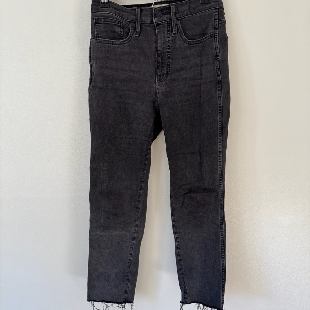 Madewell Charcoal Ankle Jeans